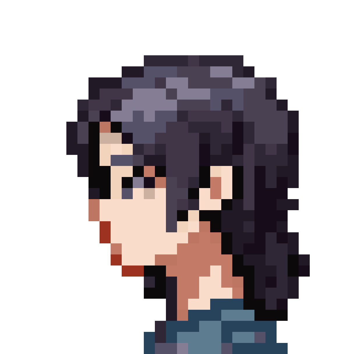 Modern Office Worker Young Man pixel art