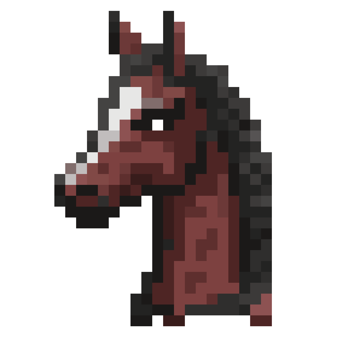 just the tip of the crook pixel art