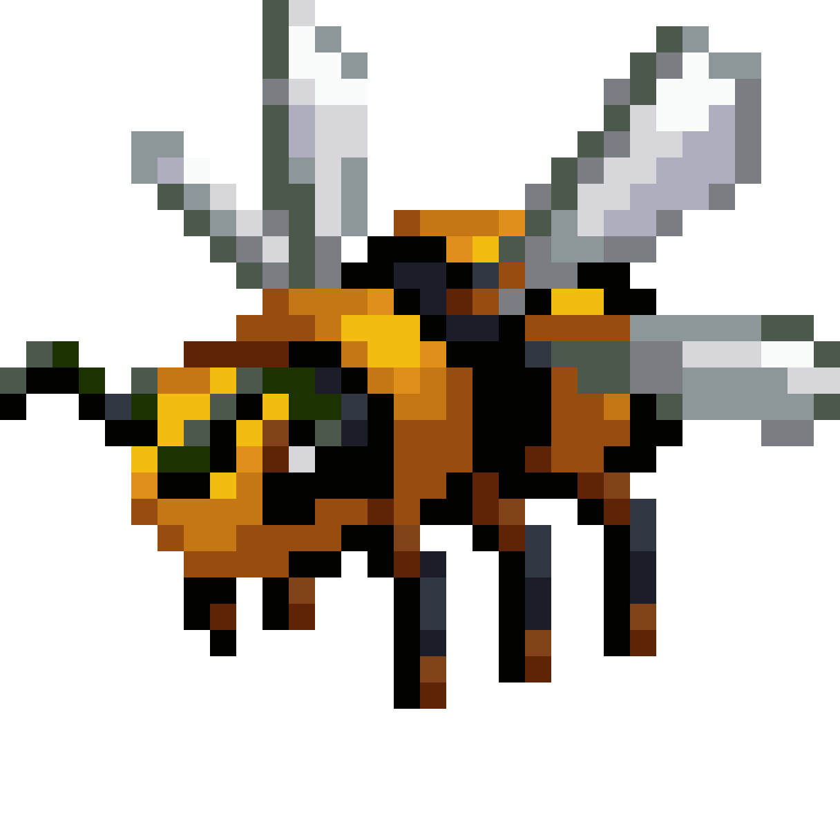 agricultural drone with vision pixel art
