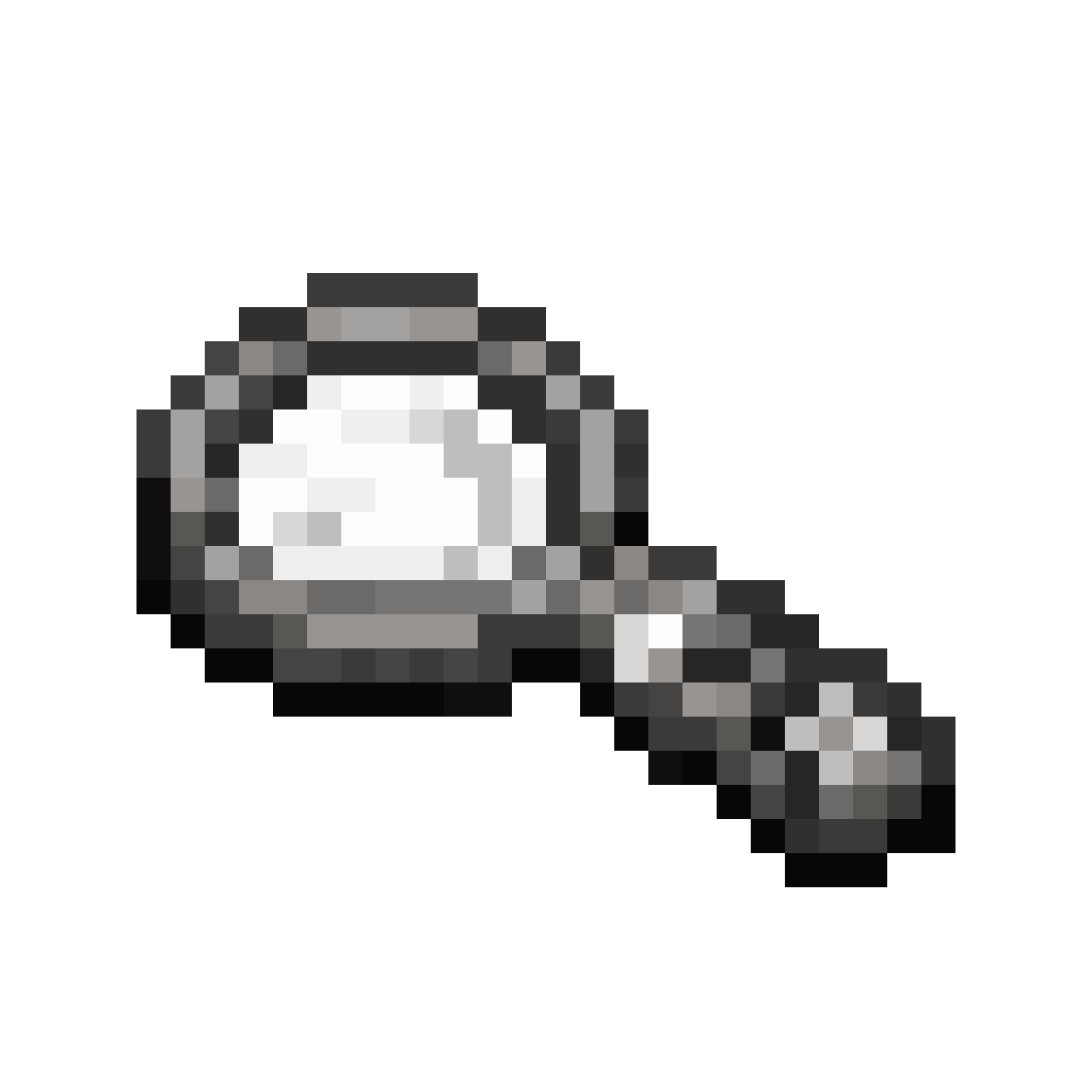 small magnifying glass icon pixel art