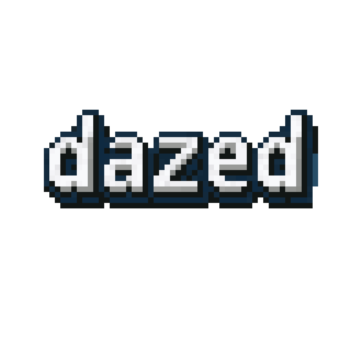Pixel Art Word Dazed pixel art