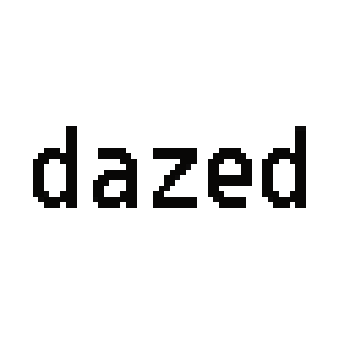 Pixel Art Word Dazed pixel art