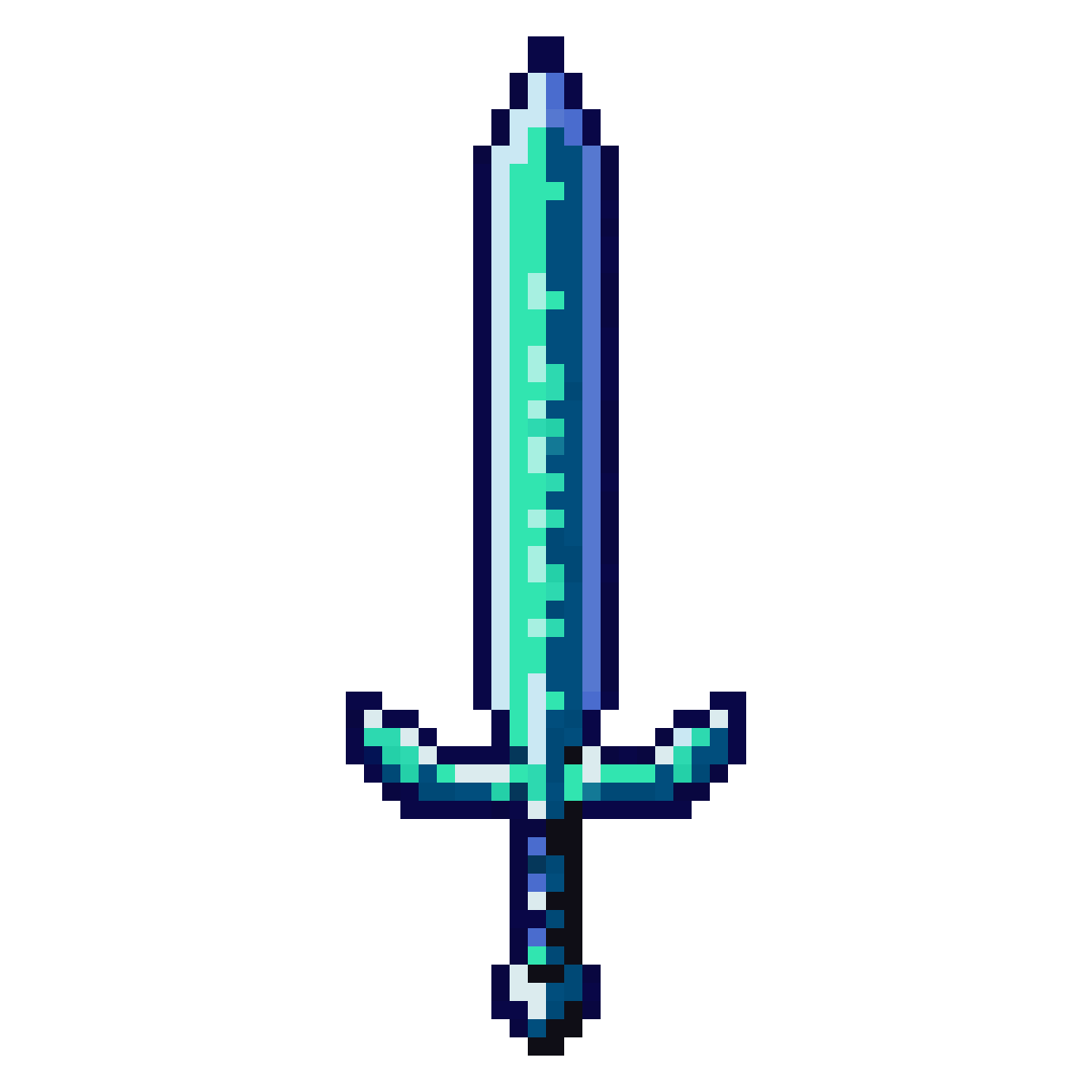 Symmetrical Pixel Art Weapons pixel art