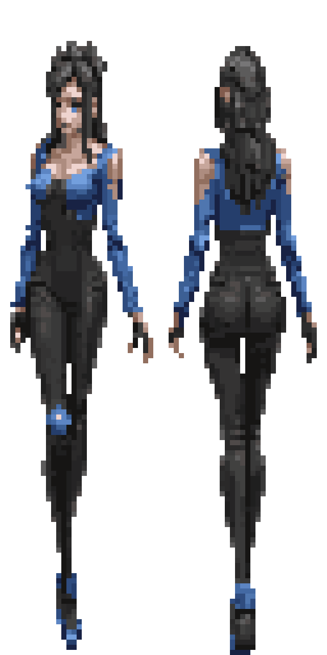 girl pixel art