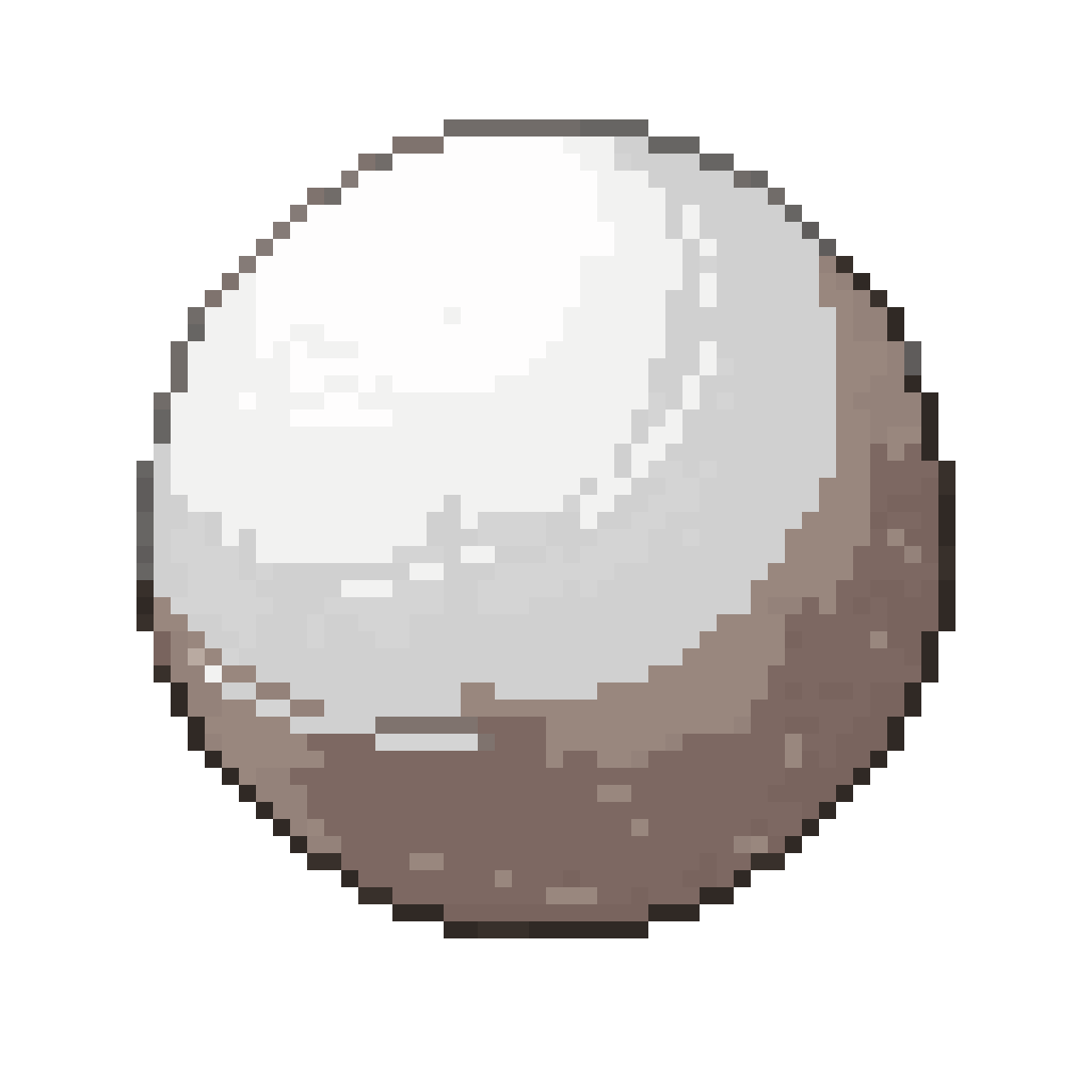 a ball pixel art
