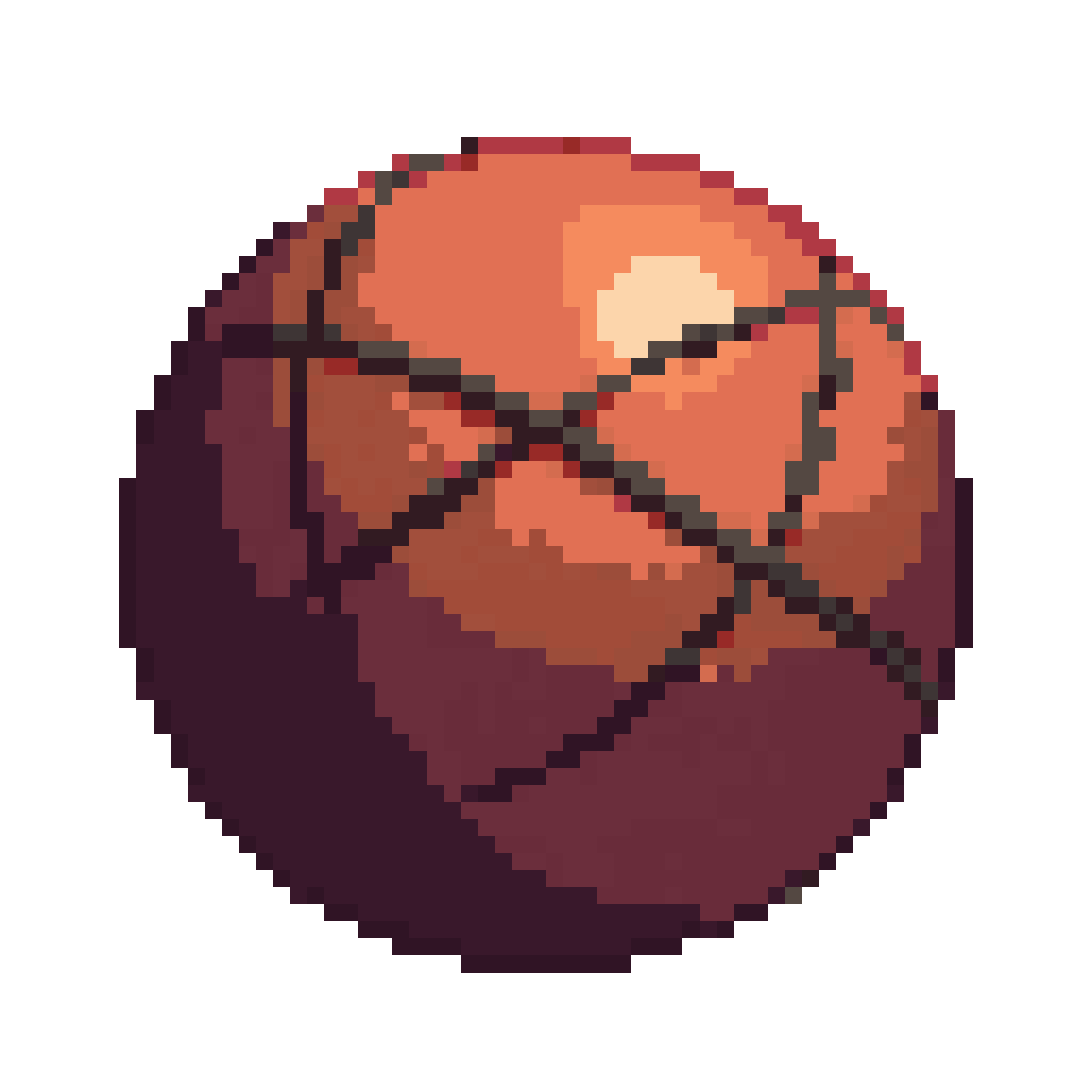 a ball pixel art
