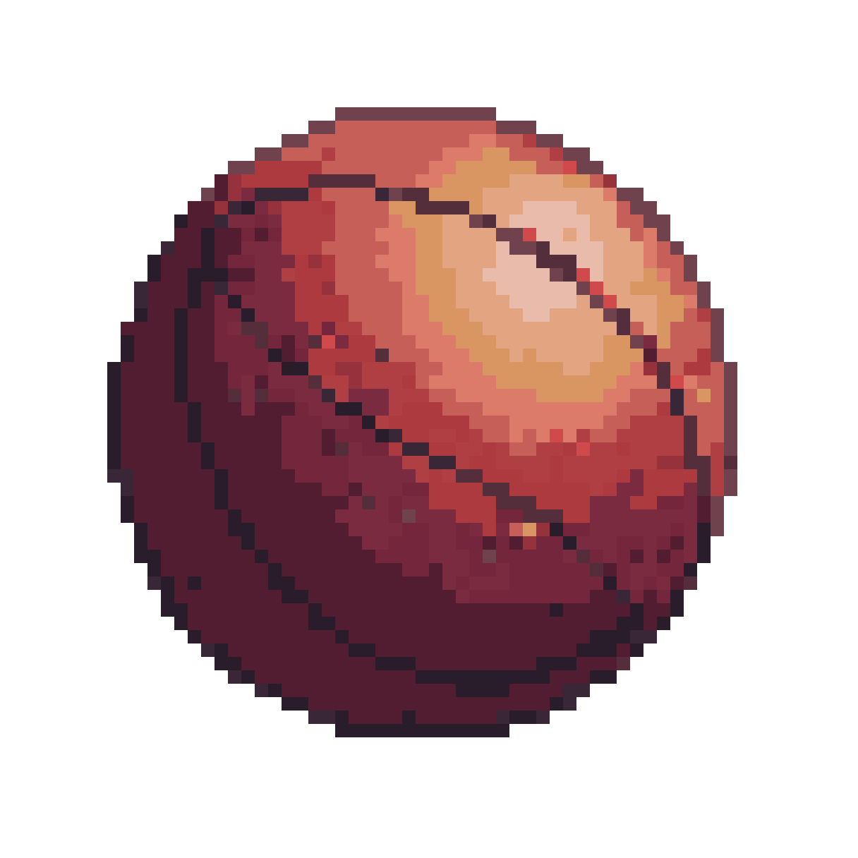 a ball pixel art