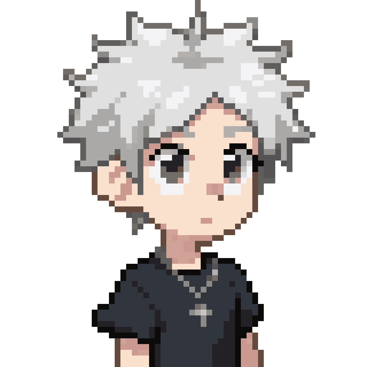 64x64 pixel art, chibi style, skinny young man  | Sprite-AI