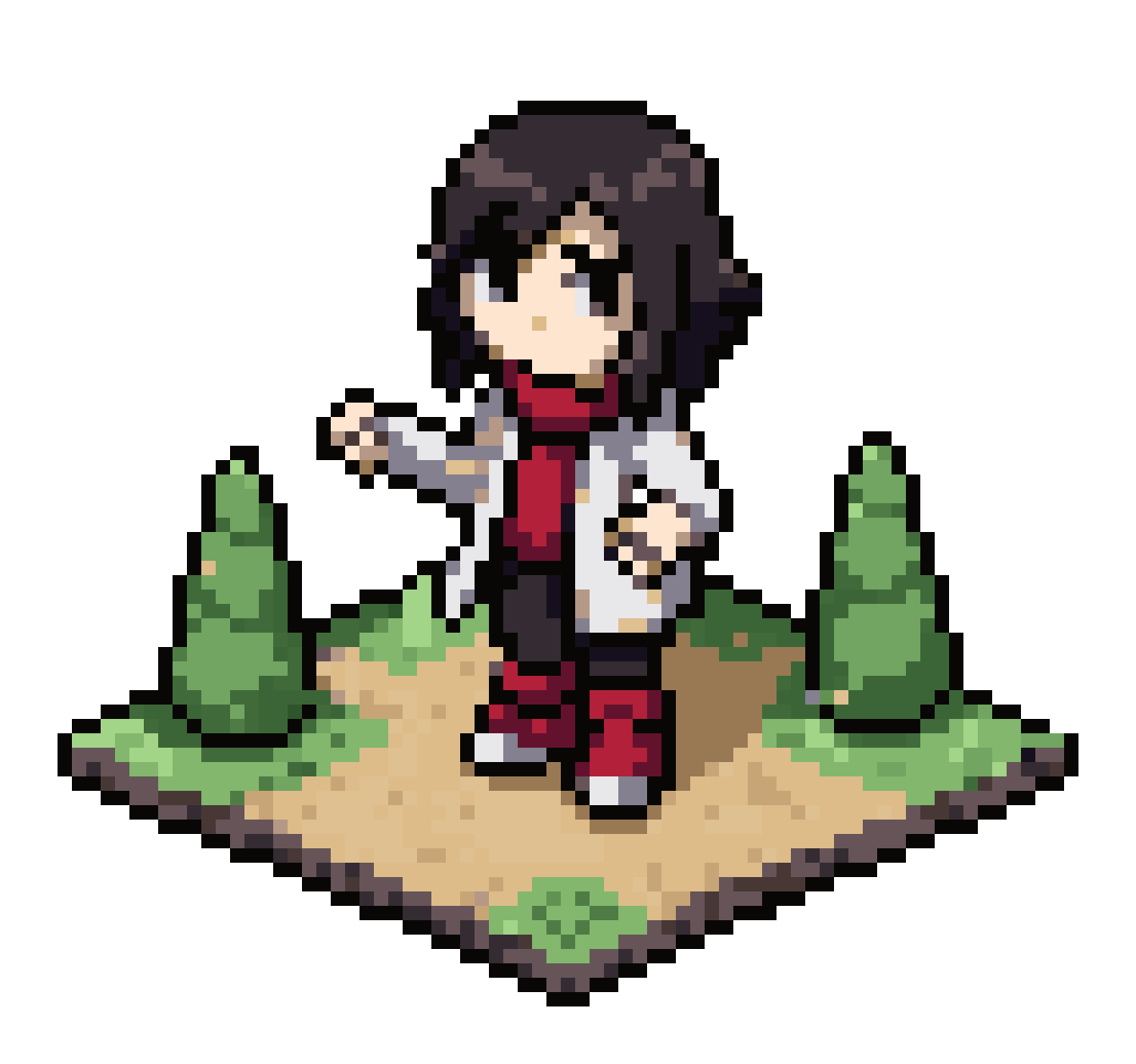Undertale or Deltarune OC pixel art