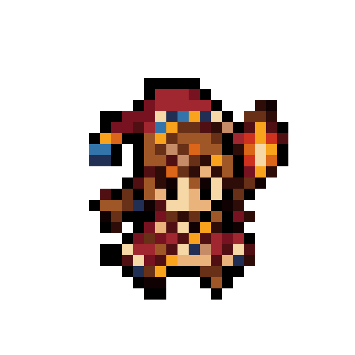 lower pixel version of art pixel art