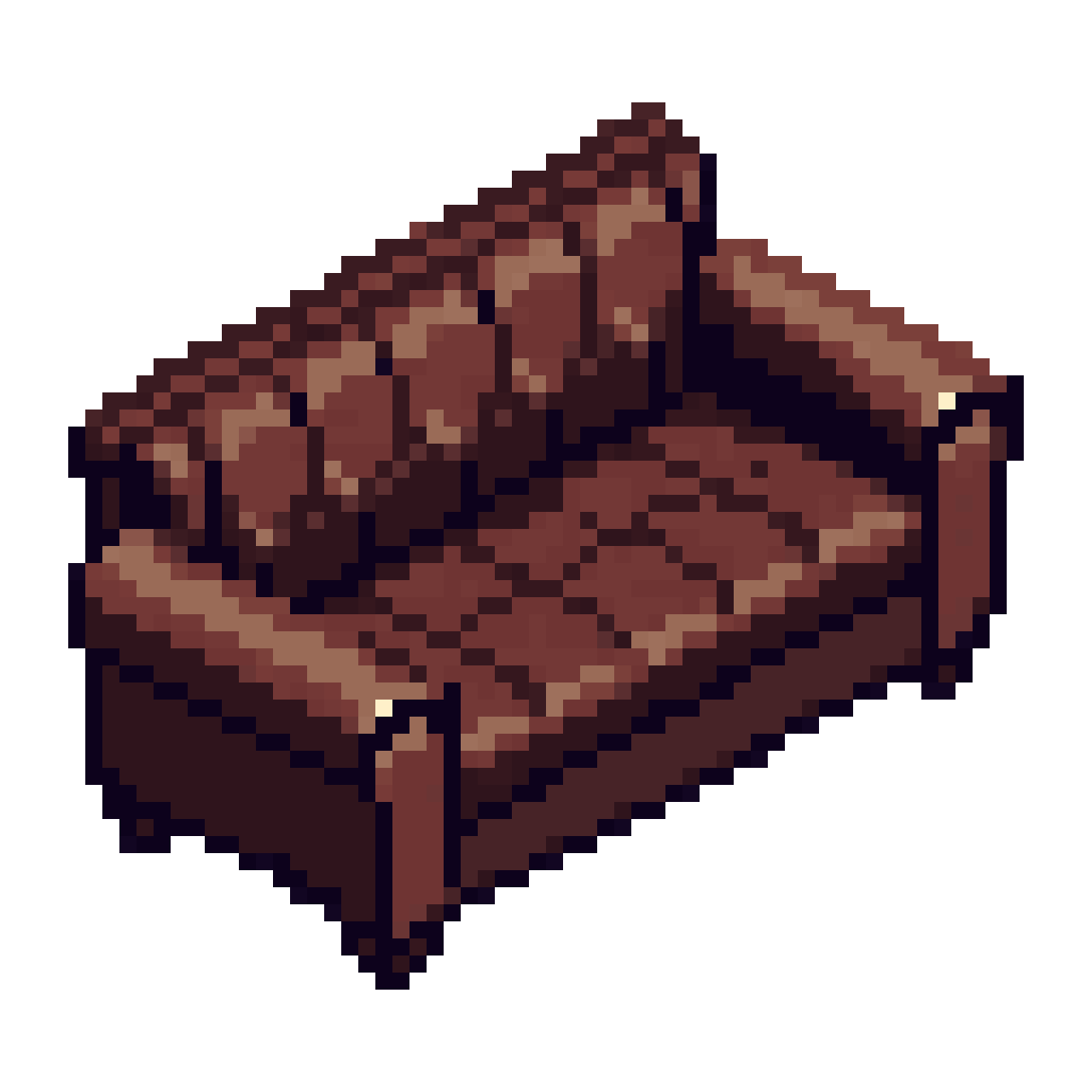 Old Worn Leather Sofa pixel art