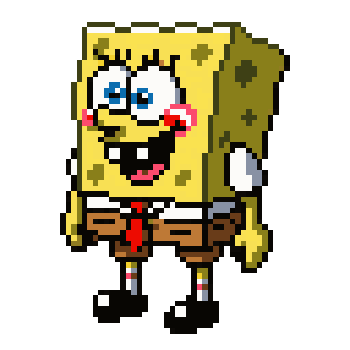 SpongeBob SquarePants pixel art