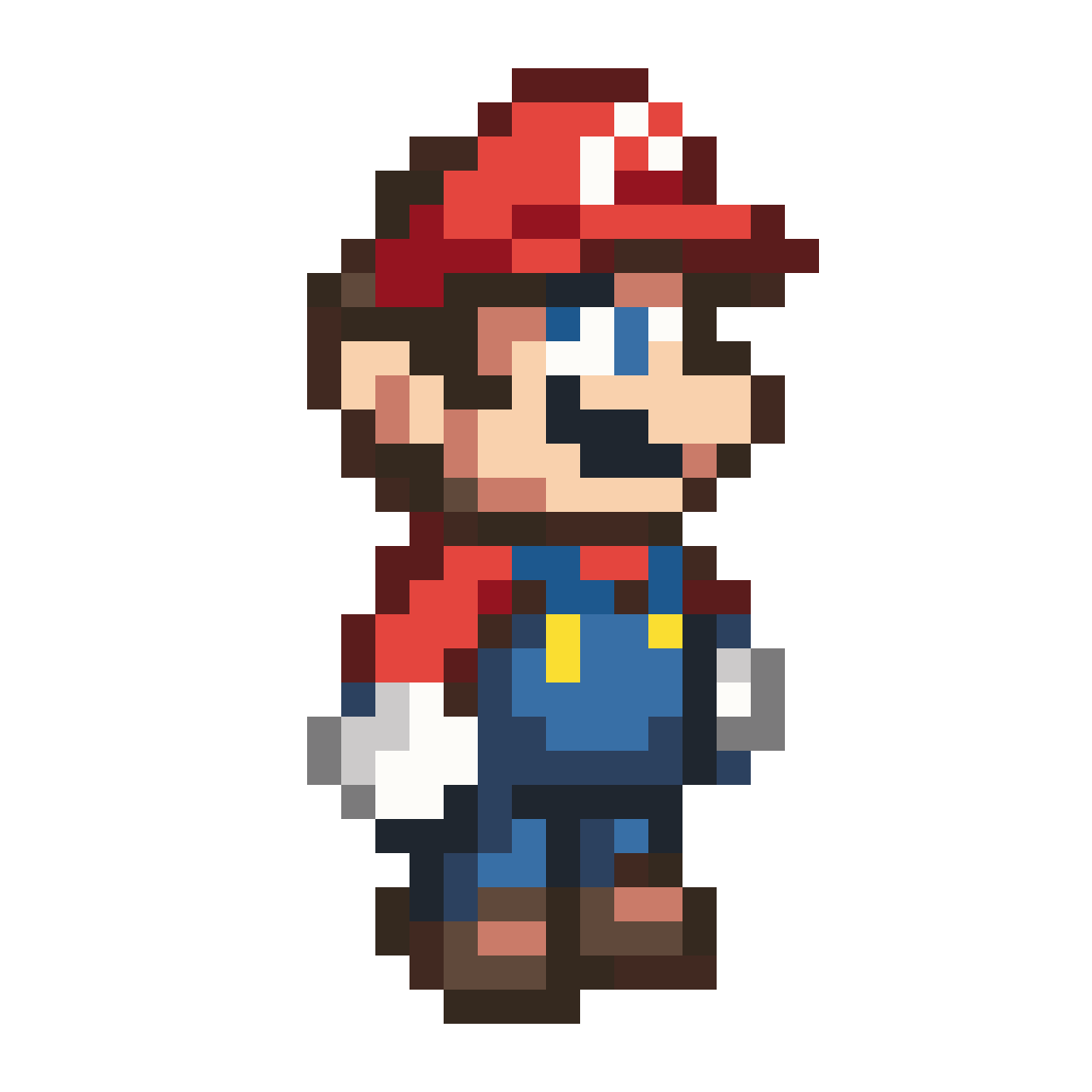 Main Character of Platform Game pixel art