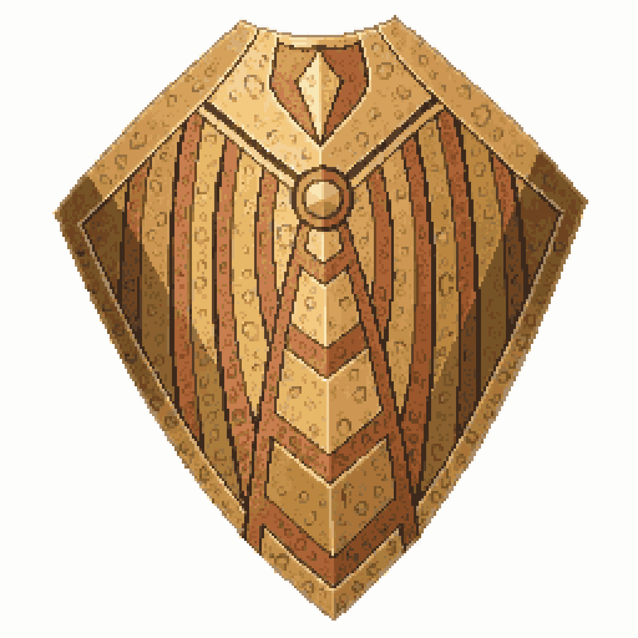 please create the shield as pixel art
