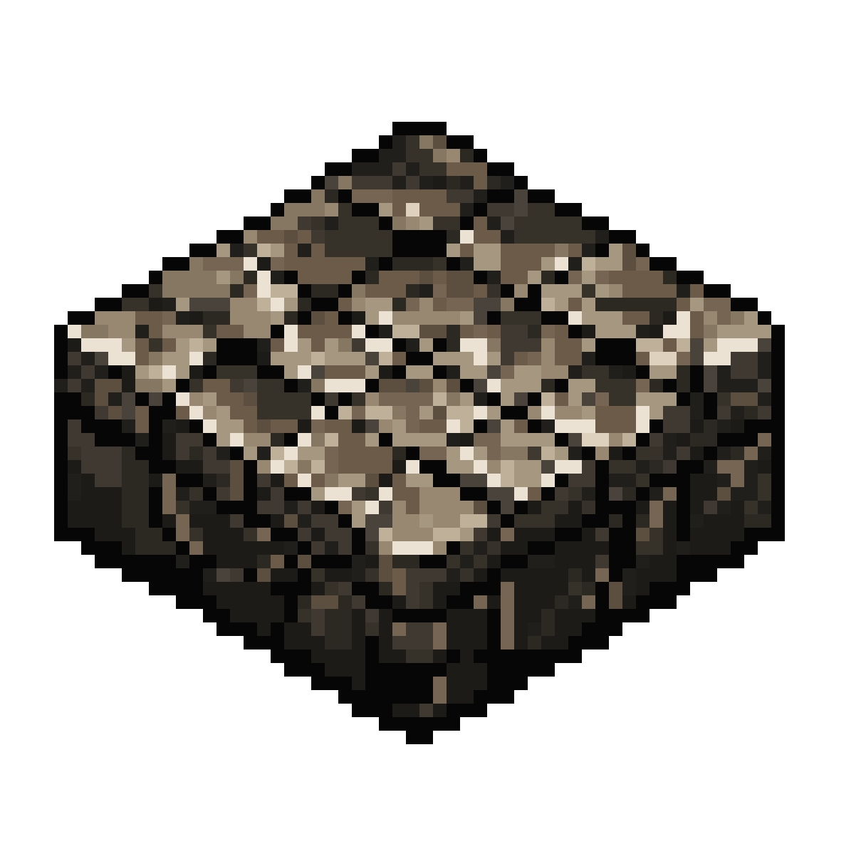 Dark Worn Stone Brick Crypt Floor pixel art