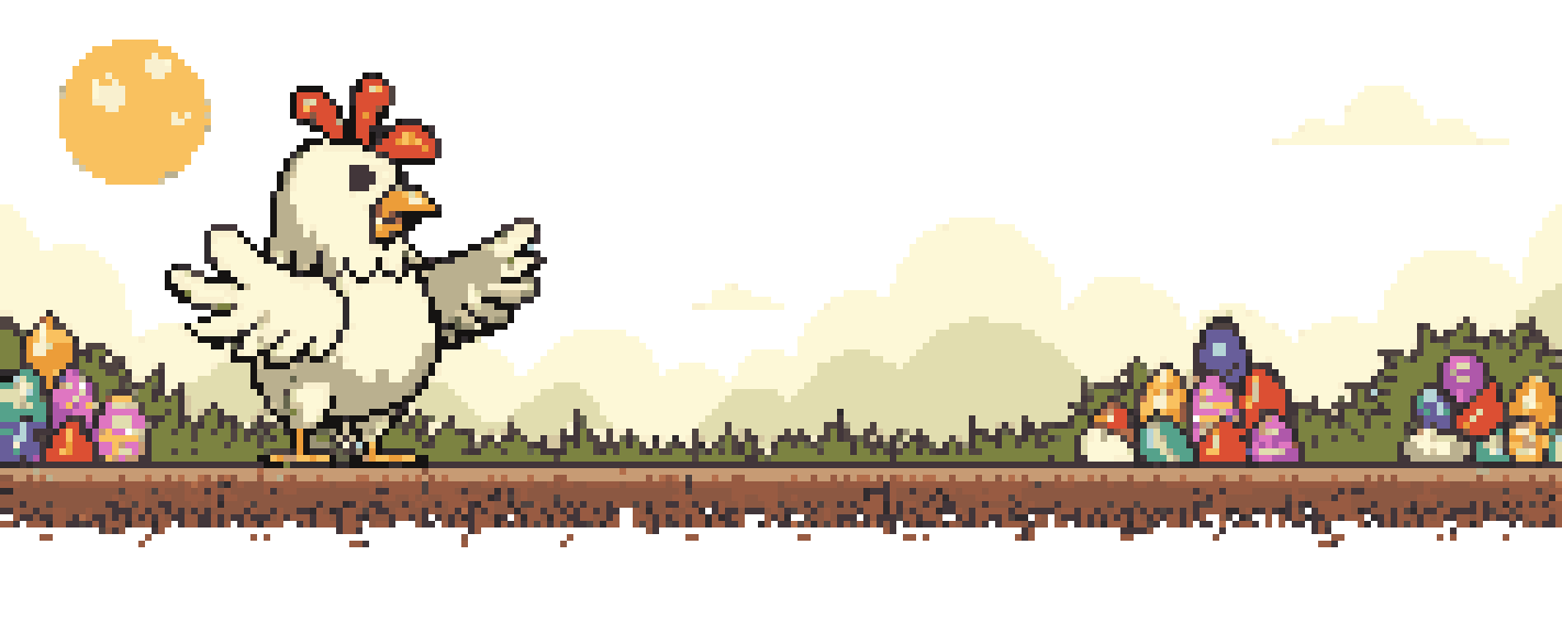 Jack the Chicken Hero pixel art