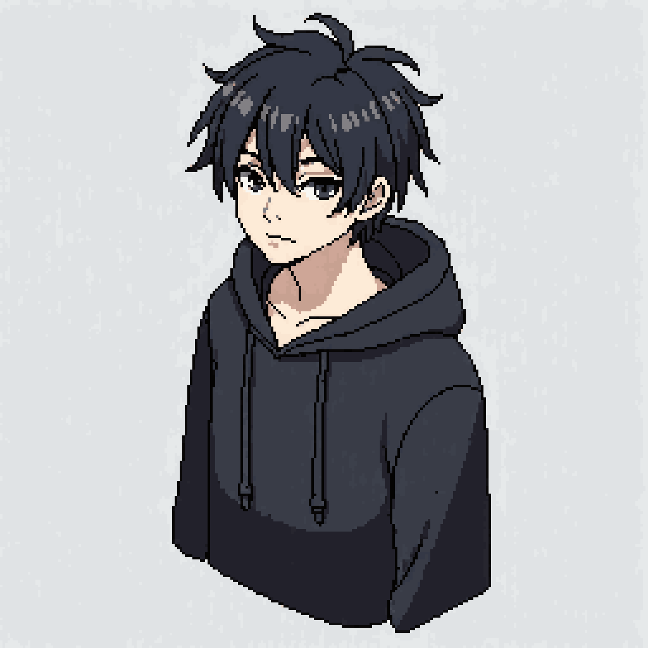 20-Year-Old Male Anime Character pixel art