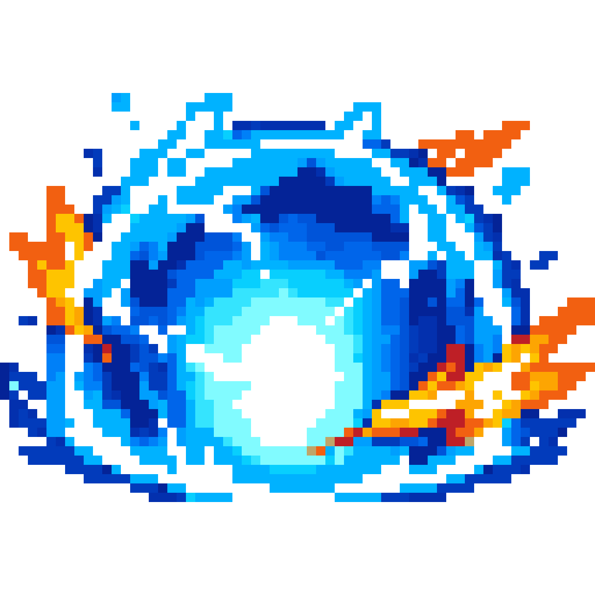 barrier effect pixel art