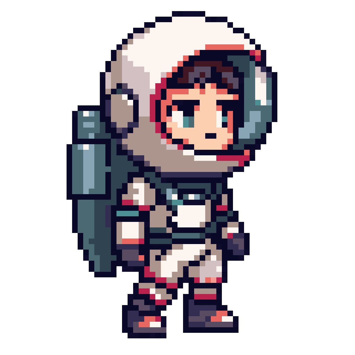 space farmer pixel art