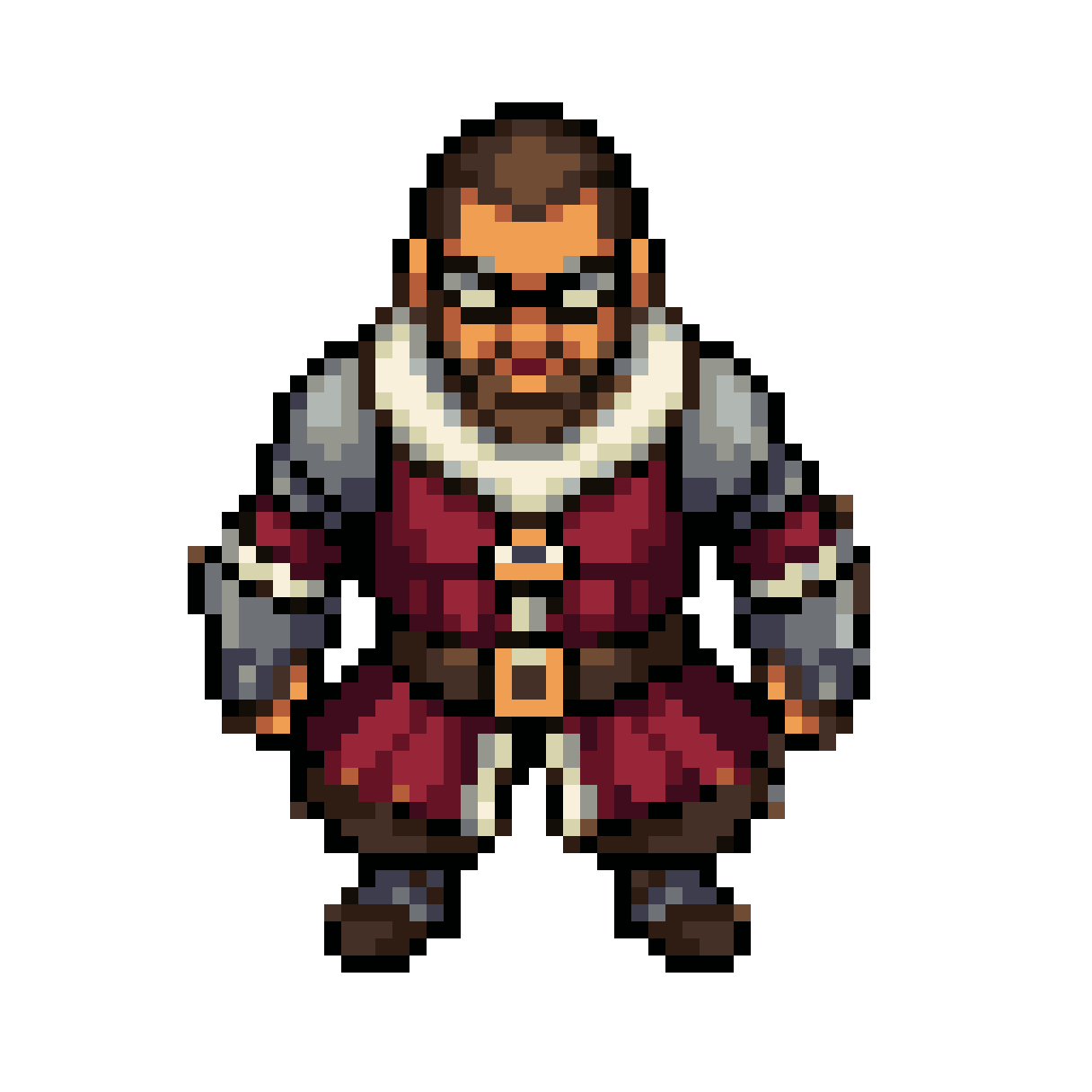 A Criminal in Medieval Era pixel art