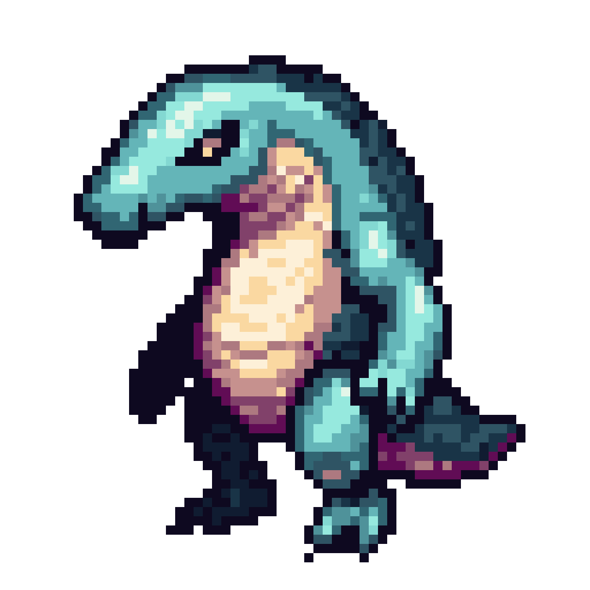 Mammott the Cold Element Monster pixel art