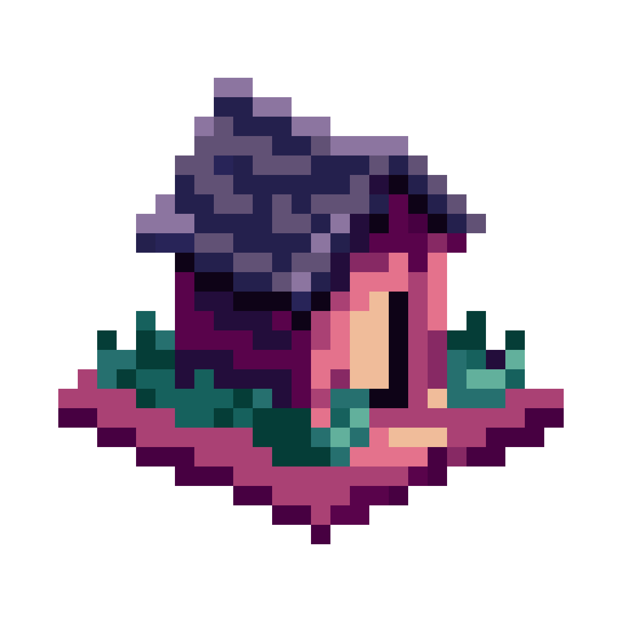 Diluc Red Dead of Night pixel art