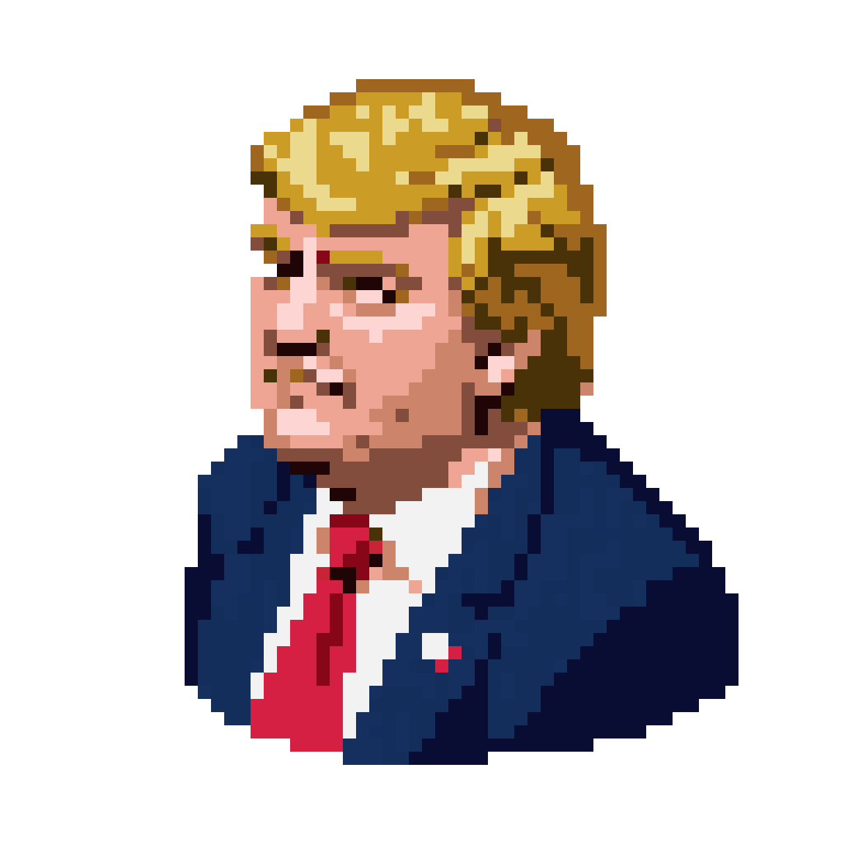 Donald Trump pixel art