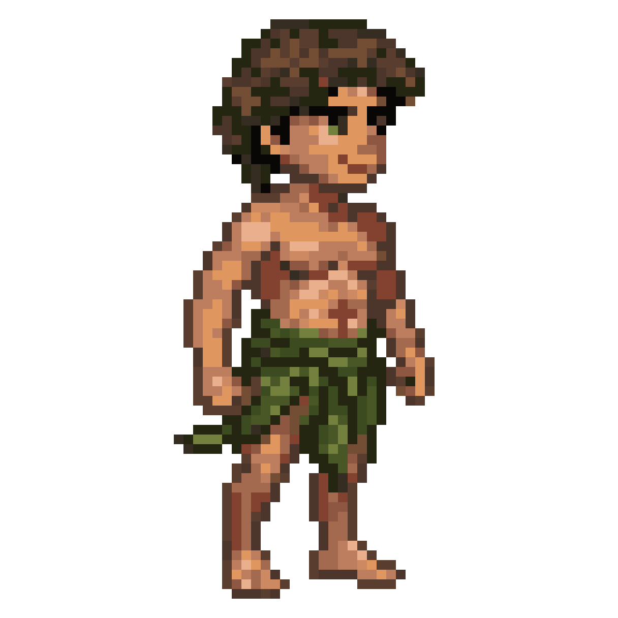 Adam the First Human pixel art