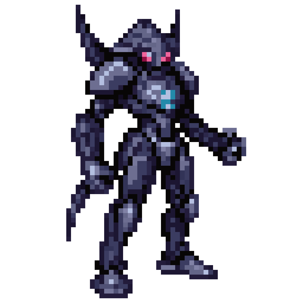 Figurine of Mani from Elin pixel art