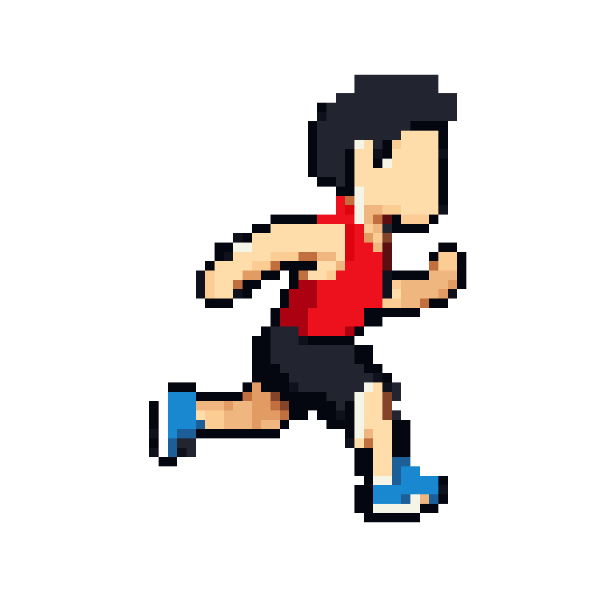 Gym Workout Exercise Icon for Running pixel art