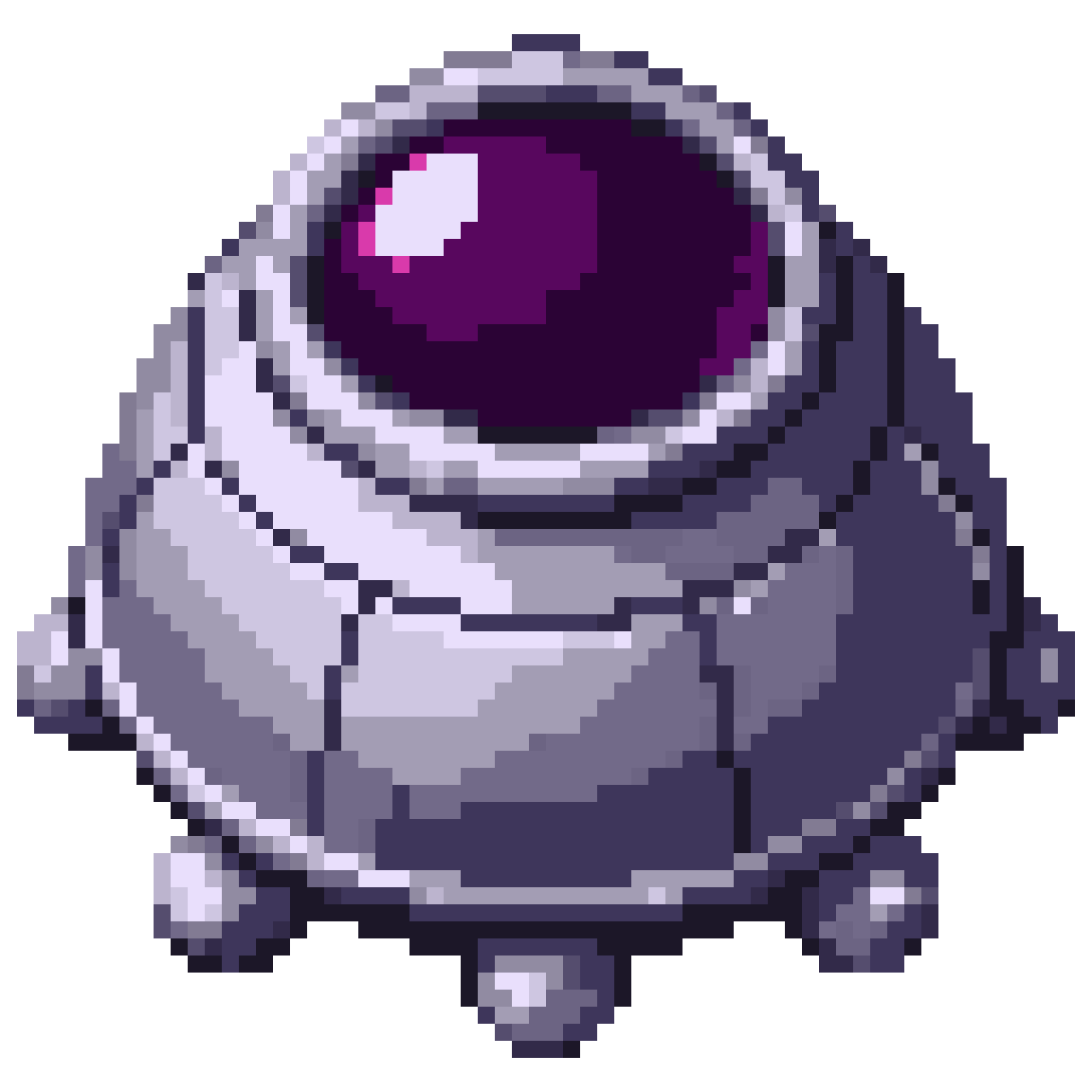Saiyan Space Pod Vehicle pixel art