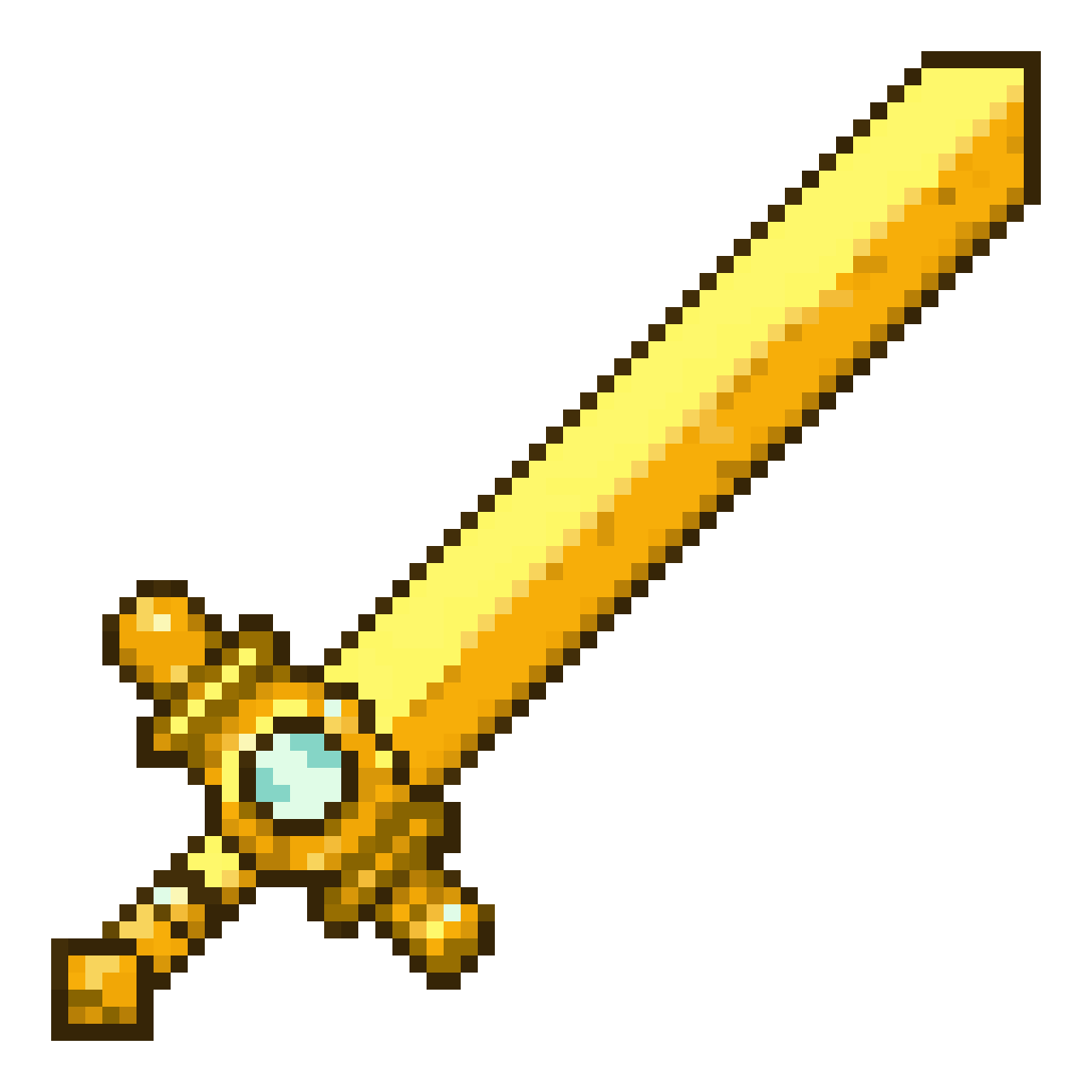 Brave Sword Pixel Art Weapon pixel art