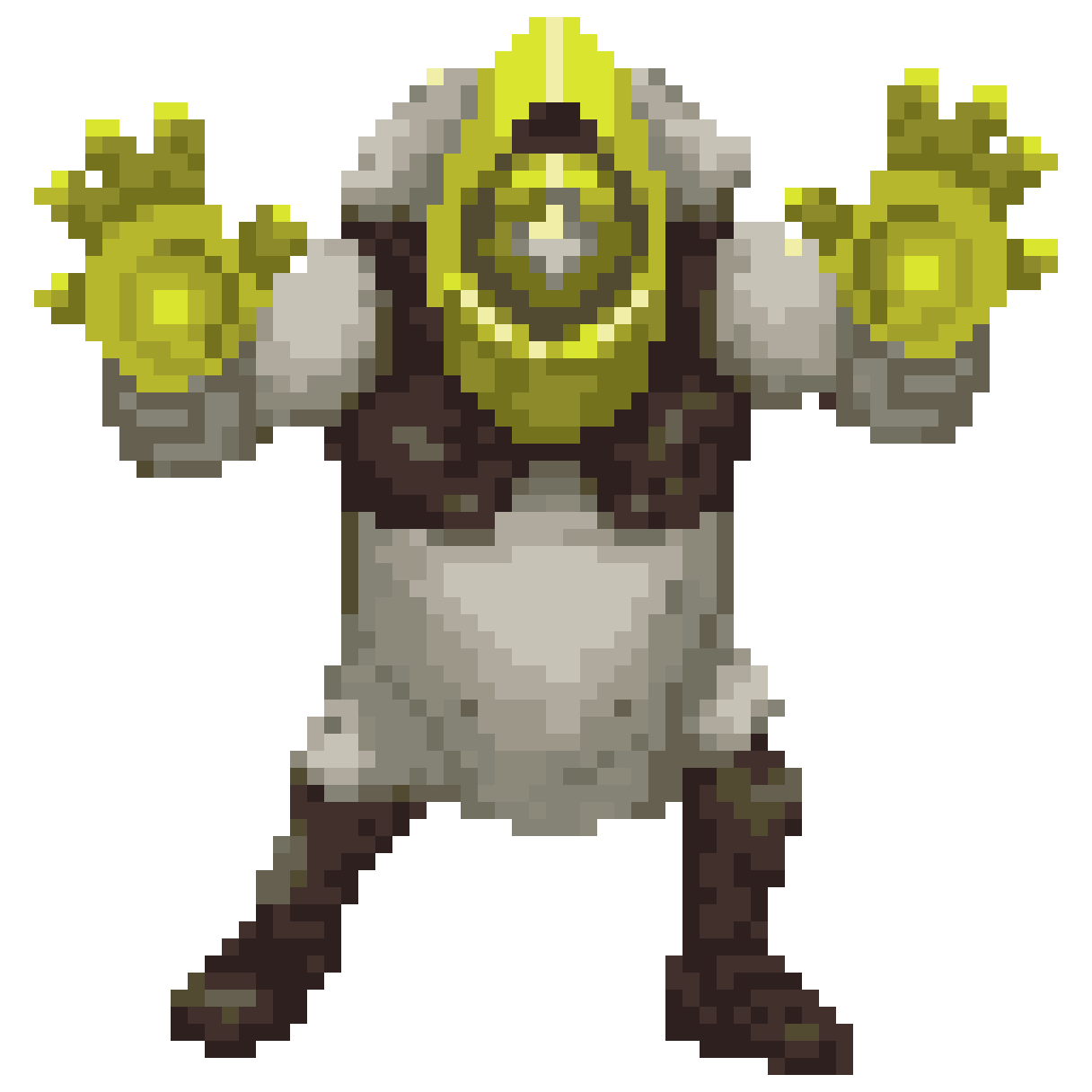 Шрек pixel art