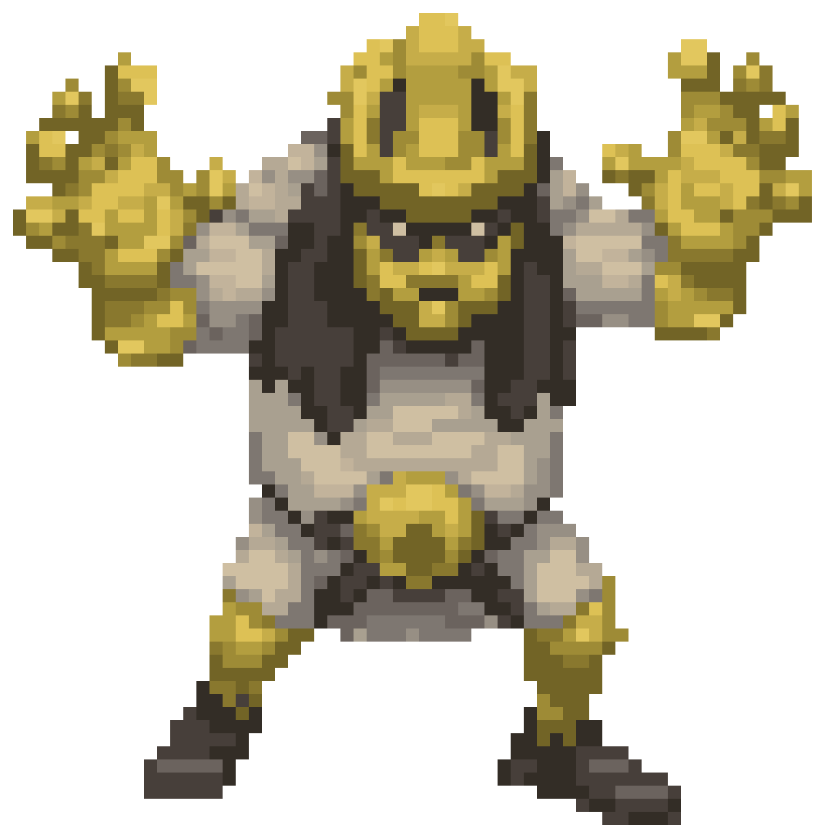 Шрек pixel art