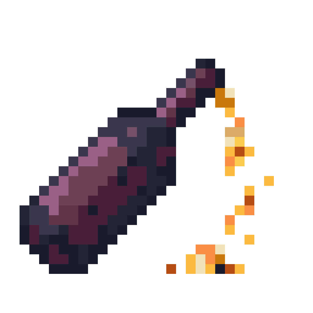 Wine Bottle Pouring Stars and Planets pixel art