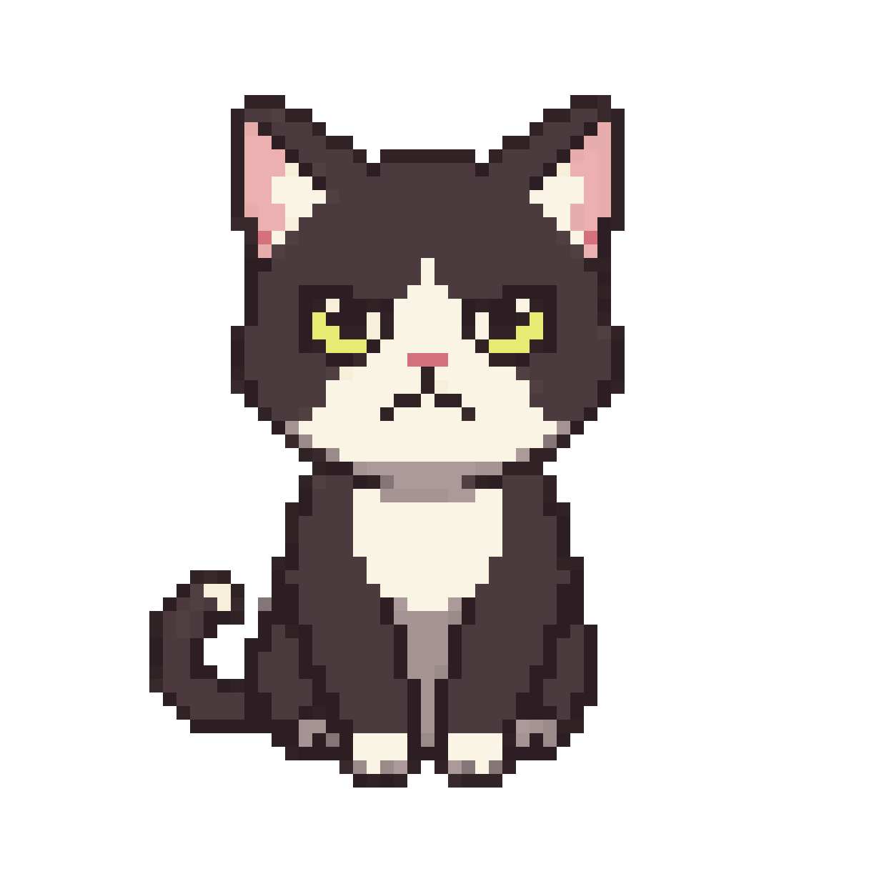 Cat pixel art