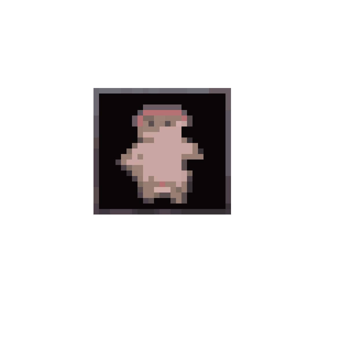 Character Walking on the Right Side pixel art
