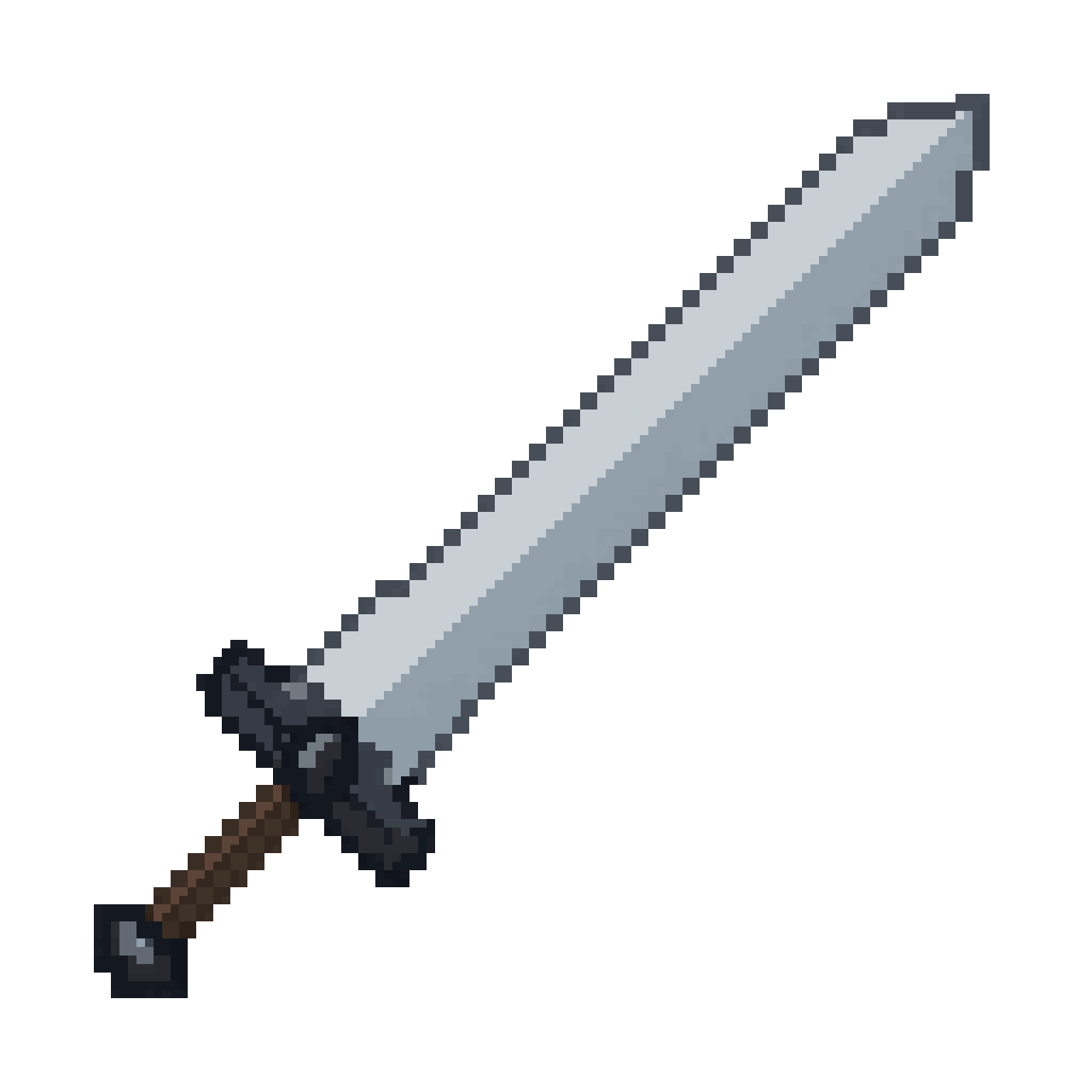 Simple Level 1 Greatsword Icon pixel art