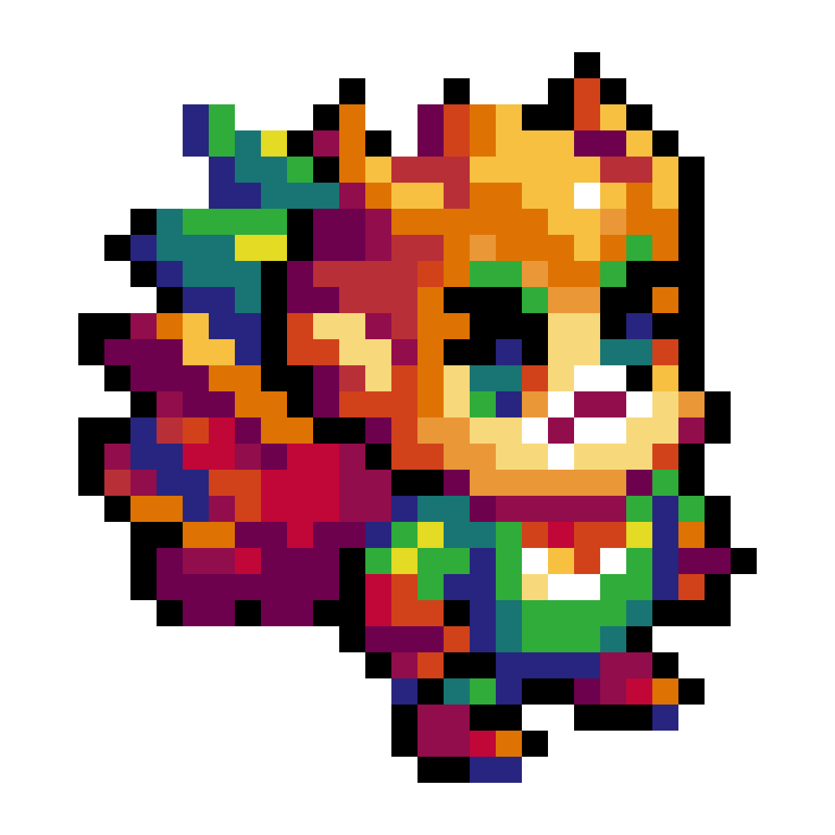 lamppost on transparent background pixel art