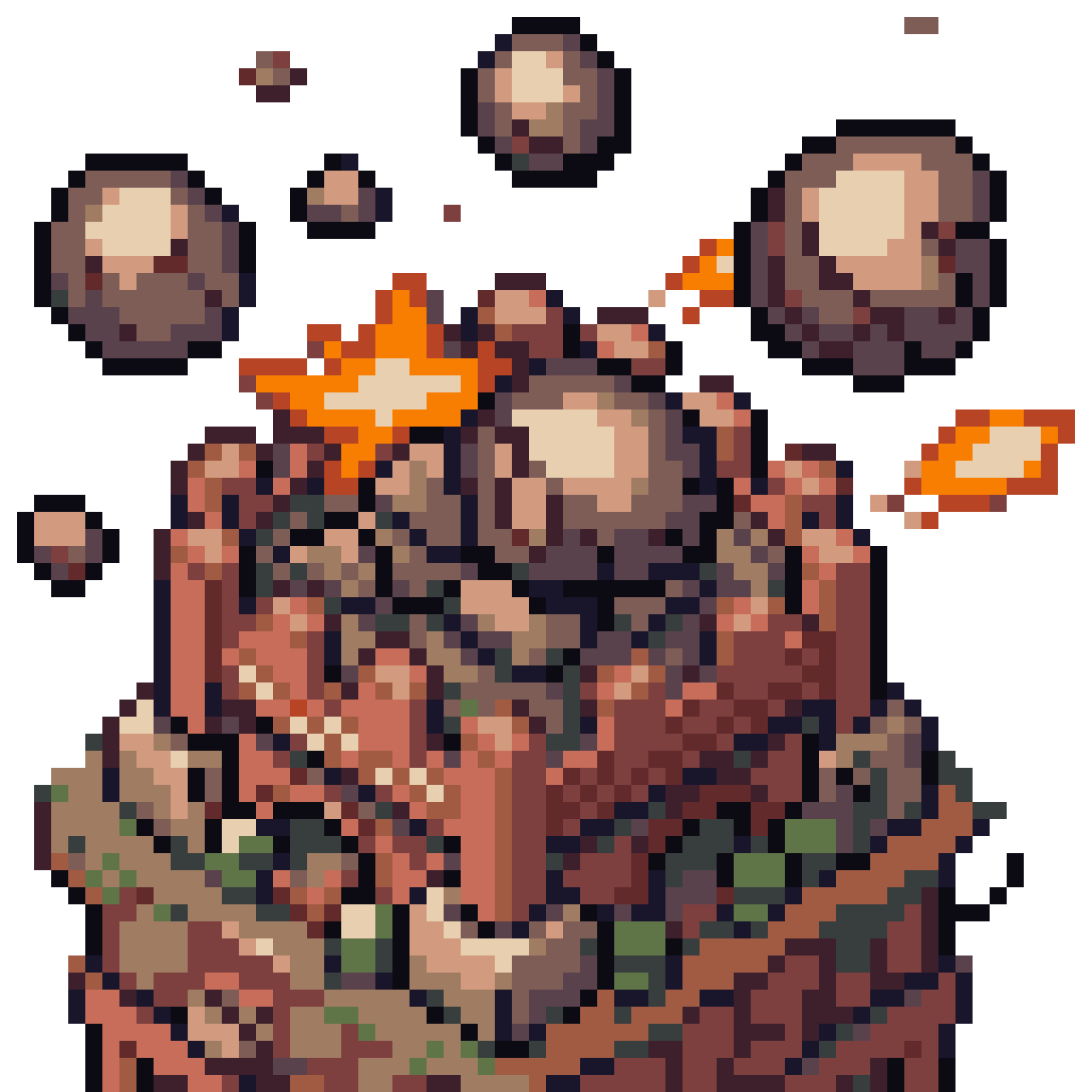 Boulder-Throwing Tower pixel art