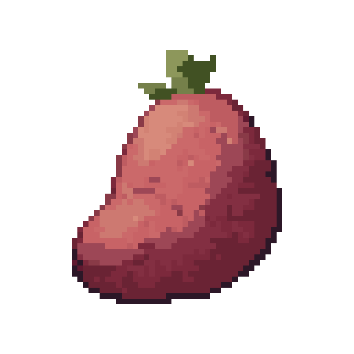 A normal bean for clicker game pixel art