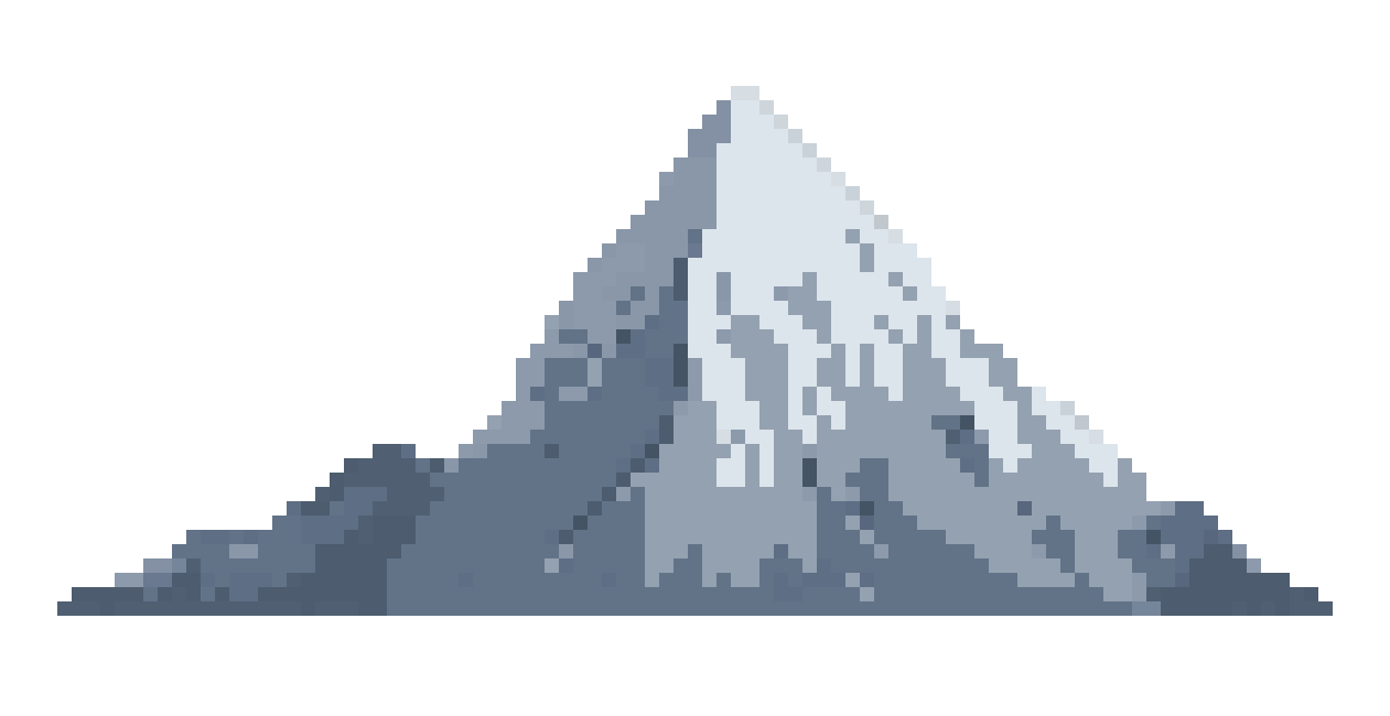 Mountain pixel art