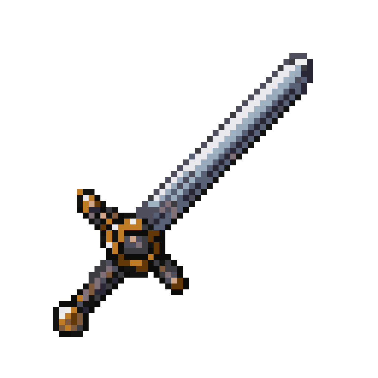 Rune 2h Sword for Runescape Classic pixel art