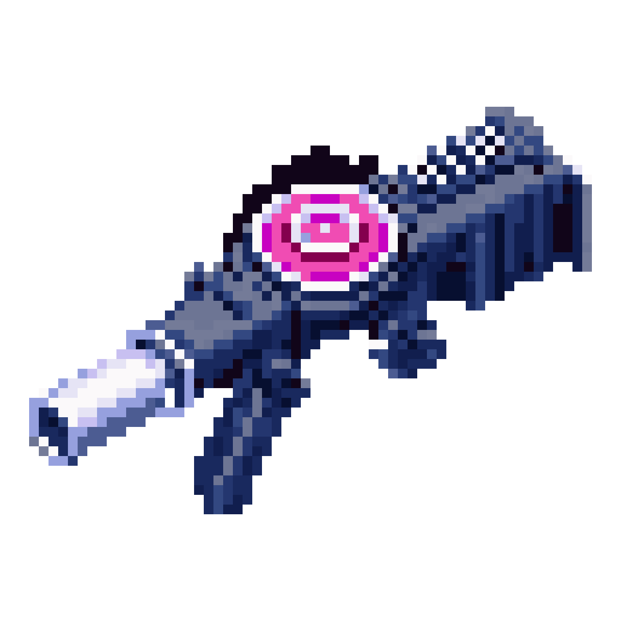 Futuristic Sci-Fi Energy Weapon pixel art
