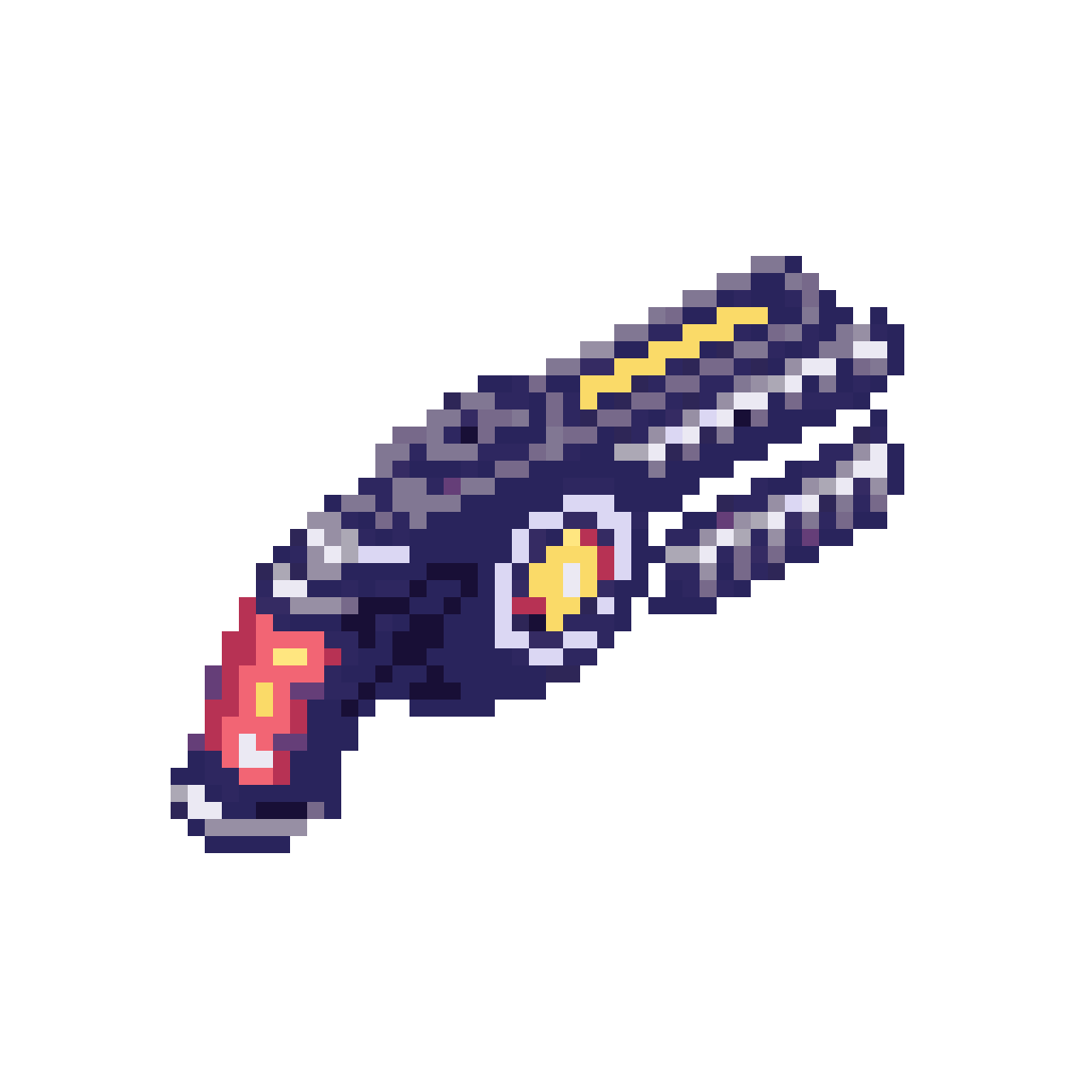 Futuristic Sci-Fi Energy Weapon pixel art