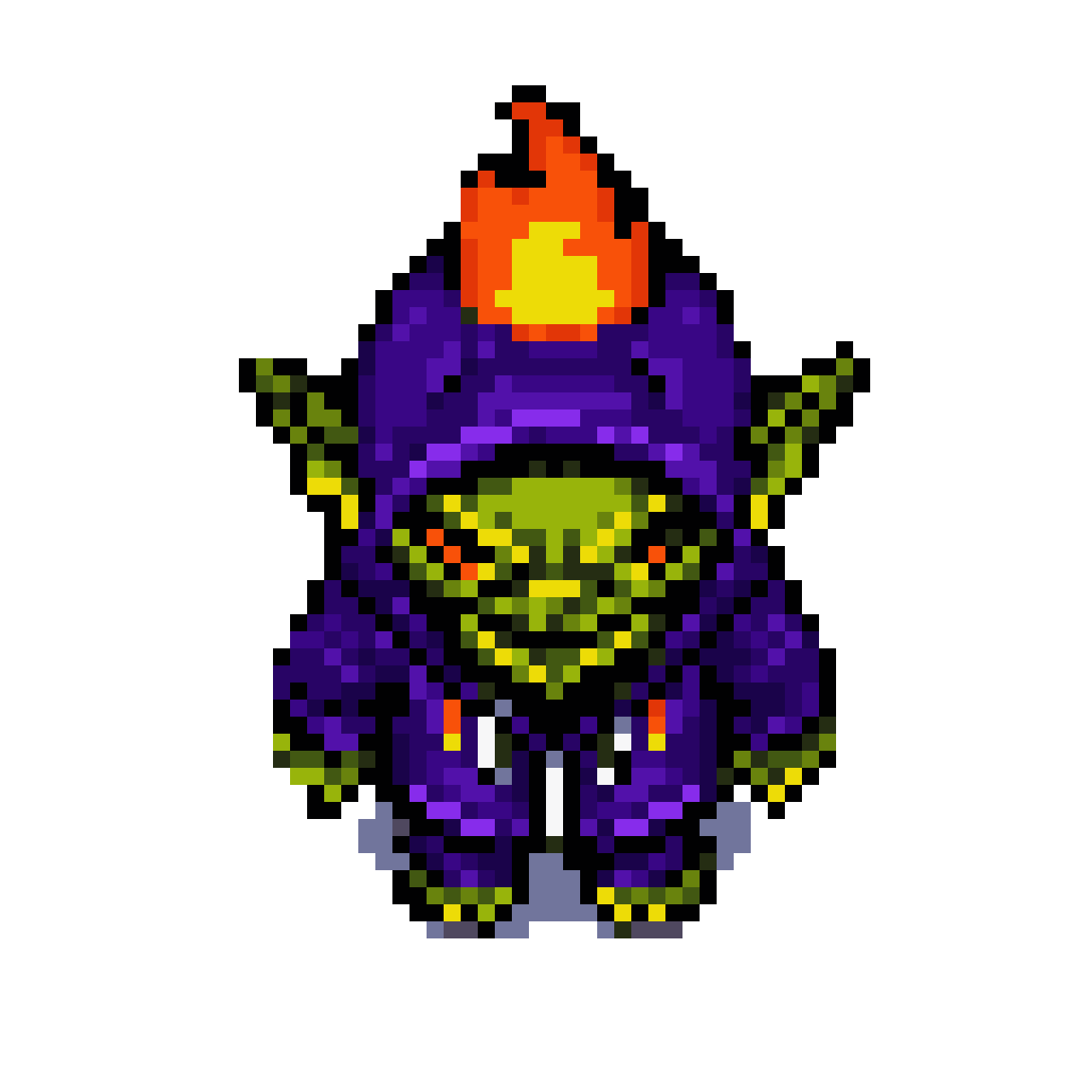 LiL LiL the Green TrapGod Gremlin pixel art