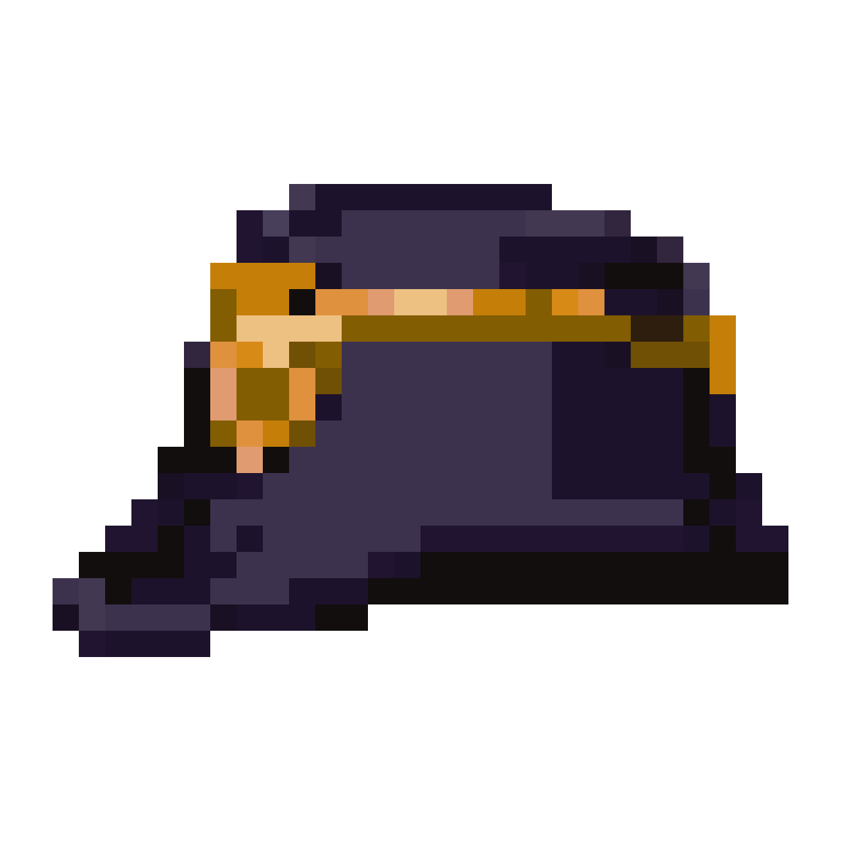 Napoleon Style Bicorne Hat pixel art