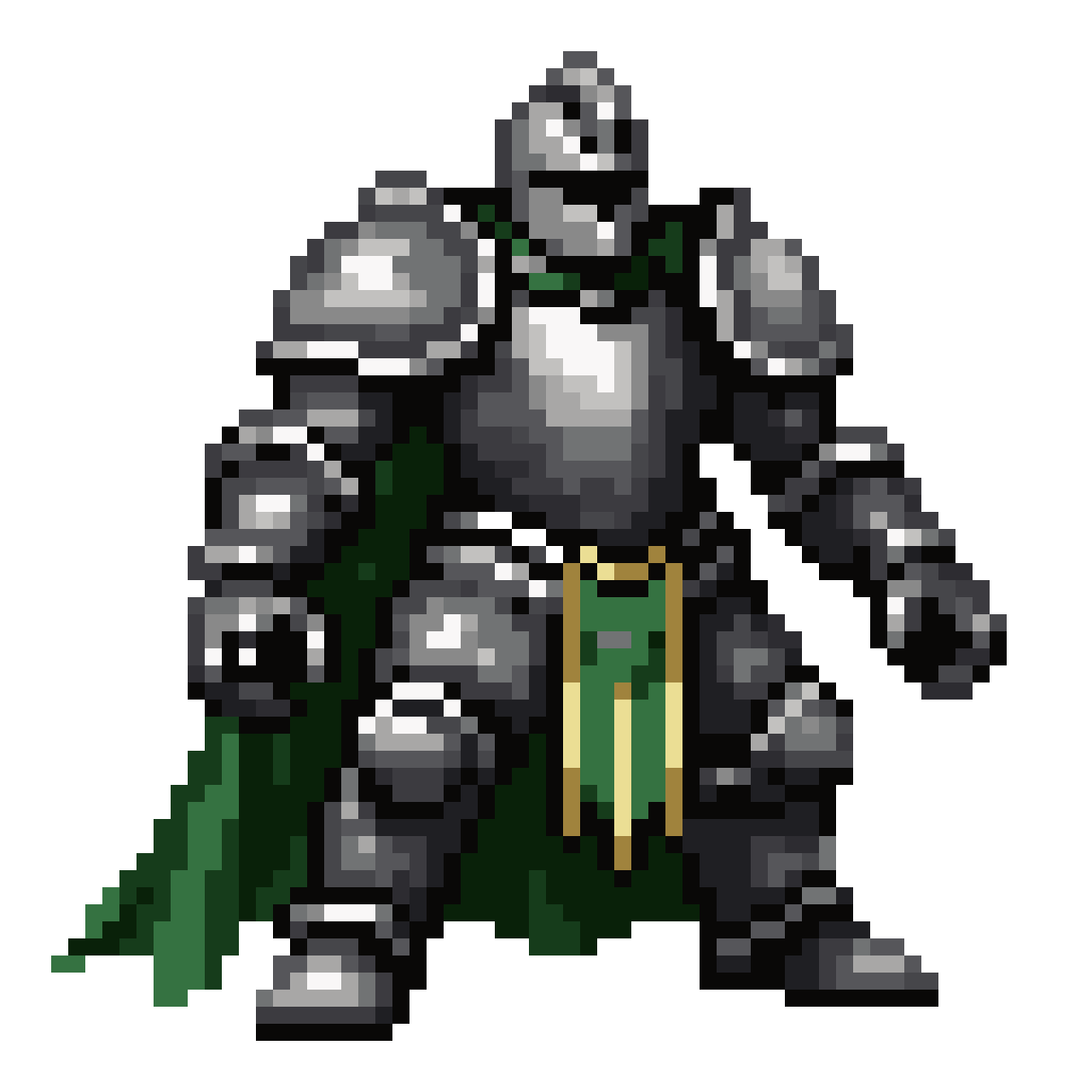 Armored Knight Farting pixel art