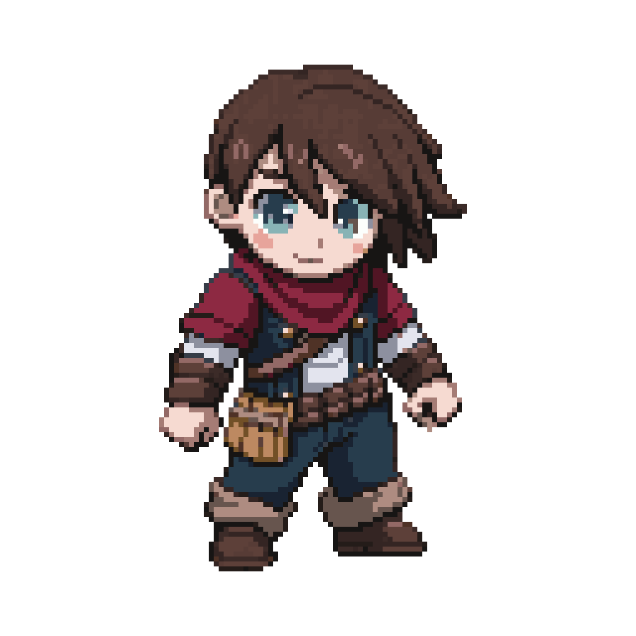 Beginner adventurer pixel art