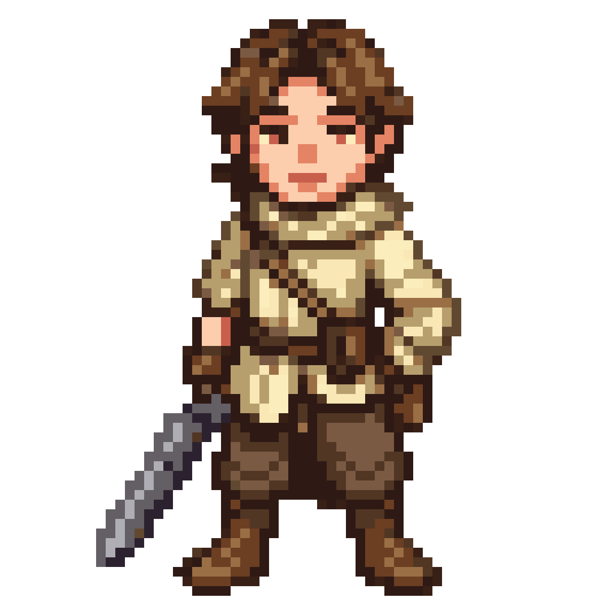 Create a clean 64x64 fantasy pixel art